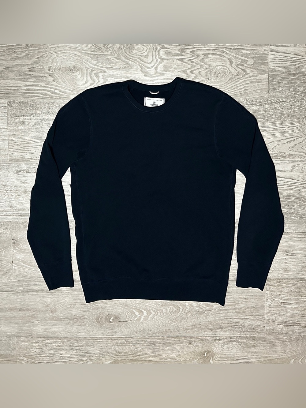 Reigning Champ Men's Crewneck Sweater in Navy
